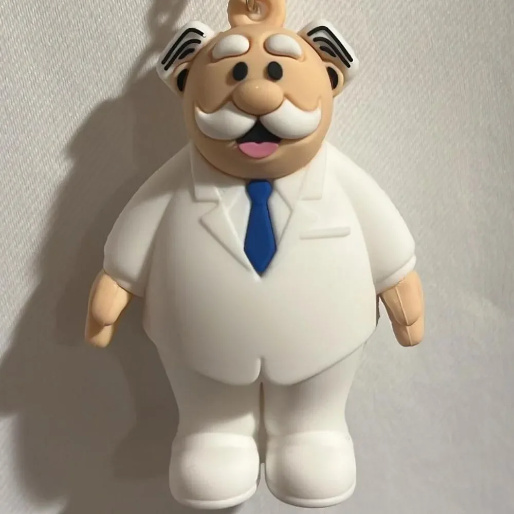 Dr. Simi White and Blue Collectible Keychain